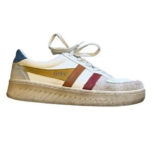 GOLA White/Multi Grandslam Trident Sneakers